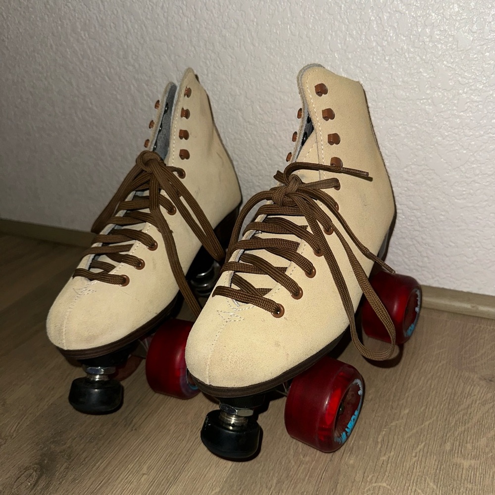Yellow Roller Skates with Pads